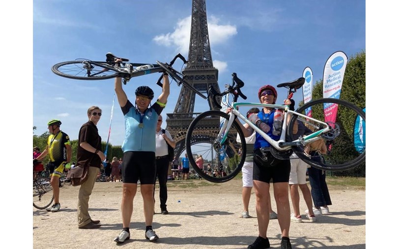 Henry Schein Dental UK Team Schein Member completes 300-mile bike ride in support of the MIBREAST study at The Royal Marsden Cancer Charity