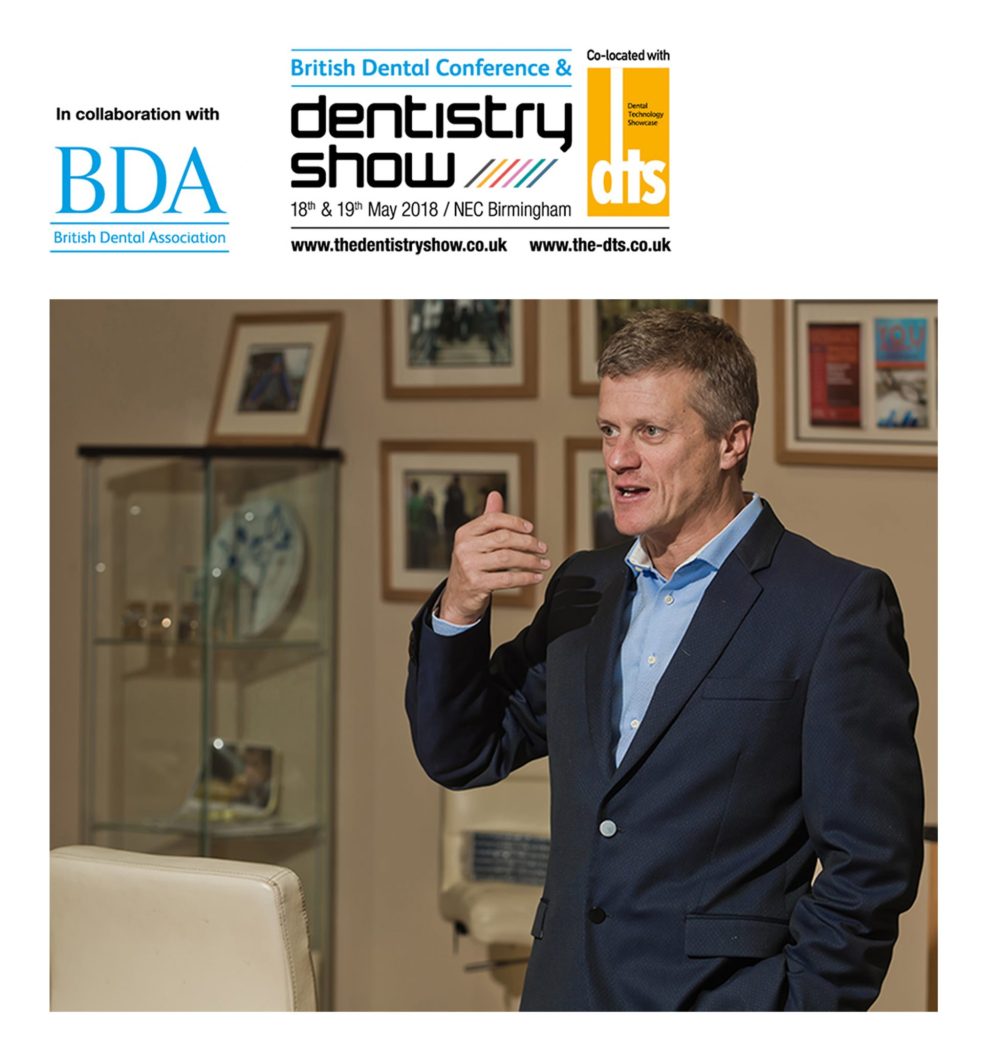 Ashley Latter at the British Dental Conference and Dentistry Show 2018