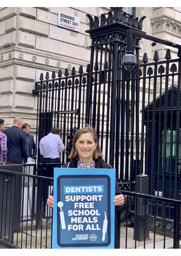 BSPD President visits Downing Street in support of ‘Free School Meals for All’