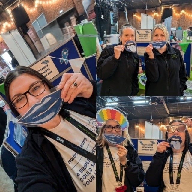 CDS Oral Health Improvement teams raising awareness of mouth cancer