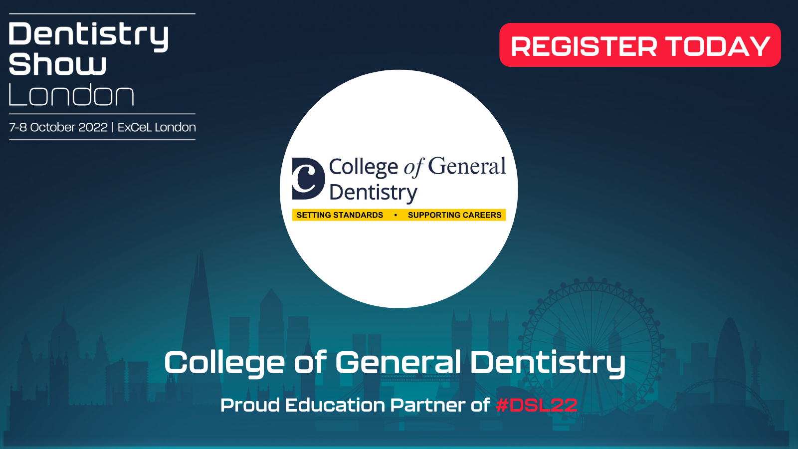 CGDent education partnership with Dentistry Show London