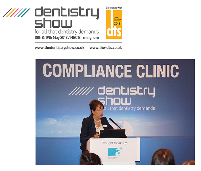 Apolline to host the Compliance Clinic  At The British Dental Conference and Dentistry Show 2018