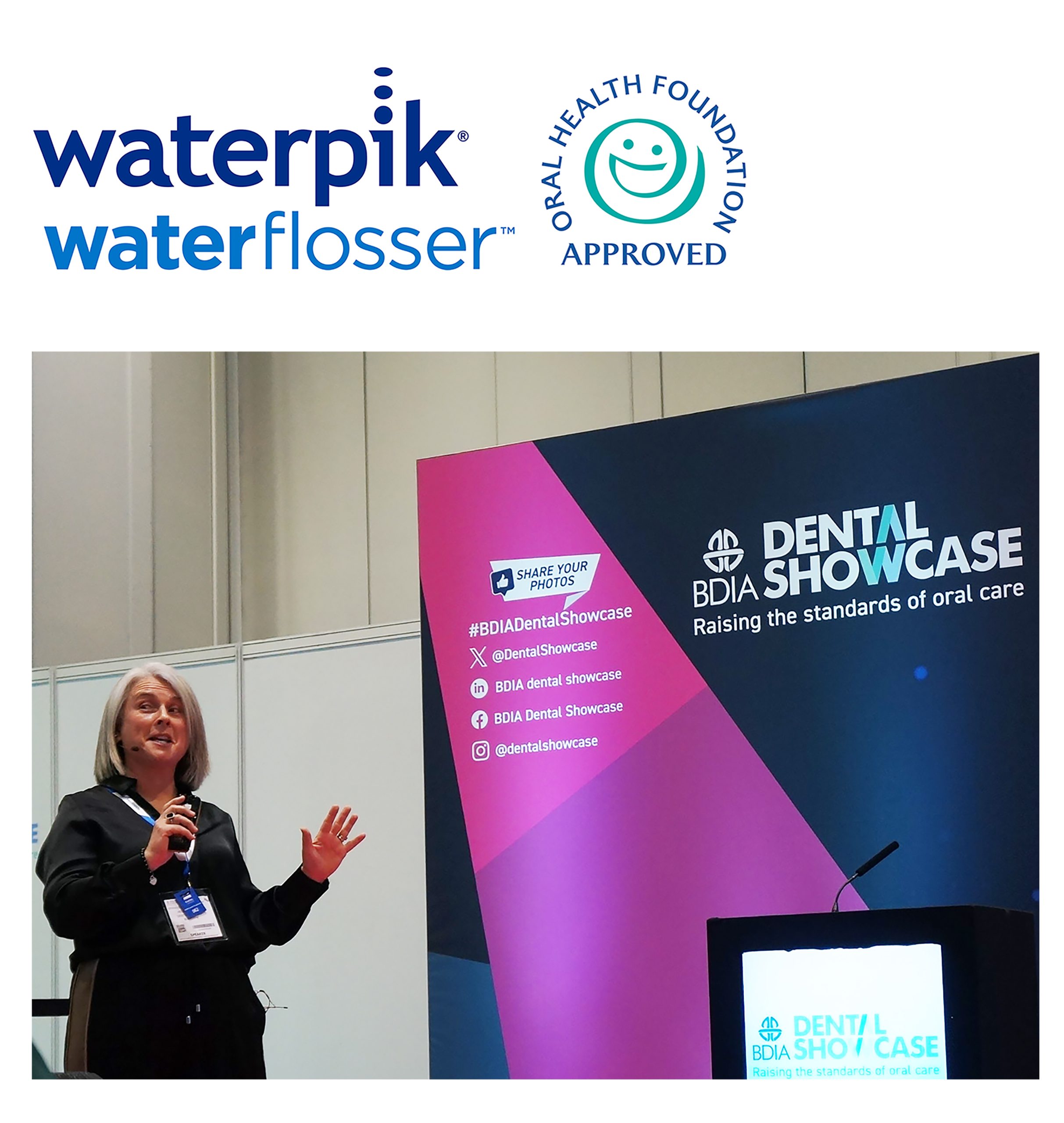 A word on peri-implant management with water flossers