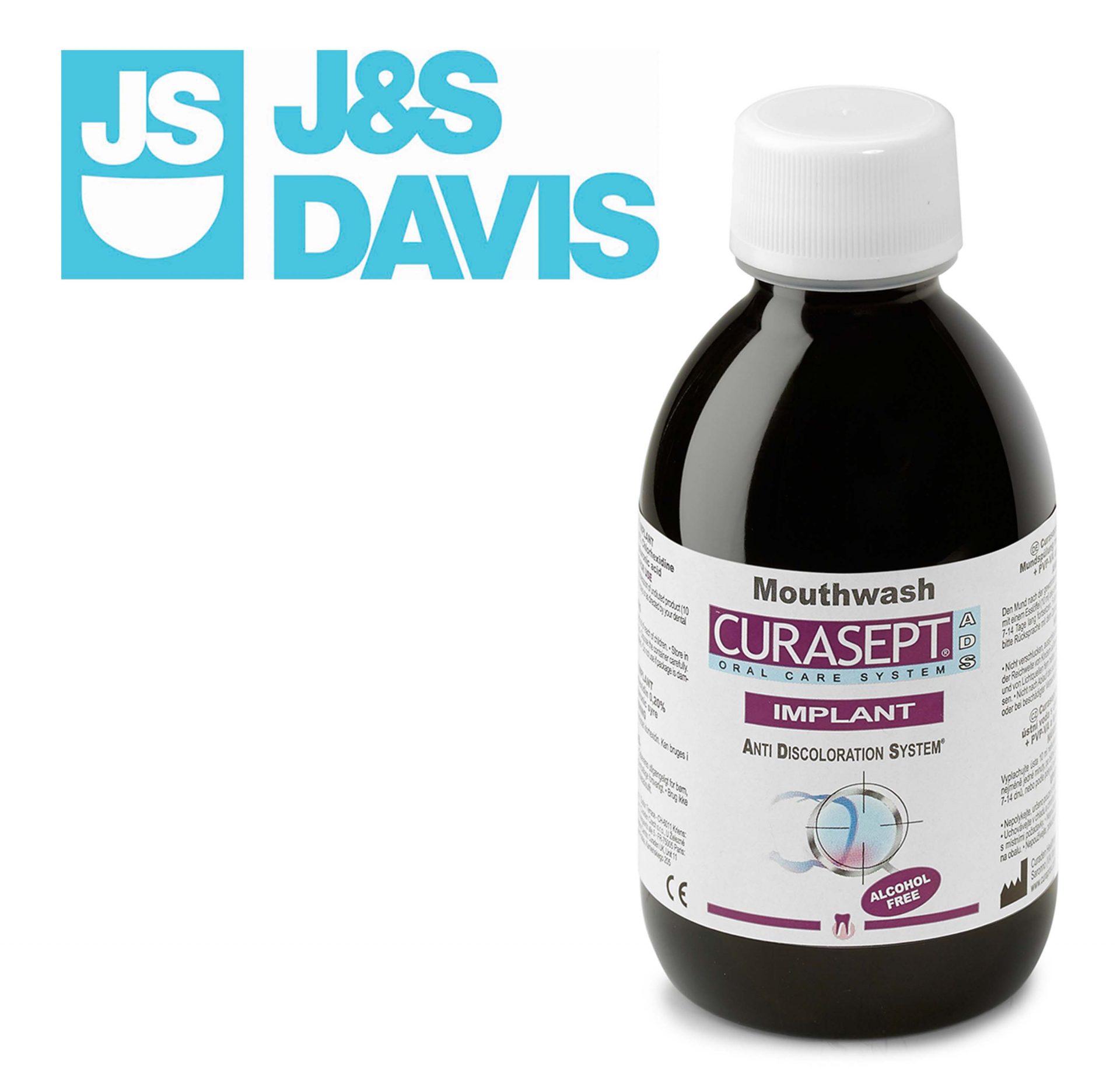 J&S Davis presents Curasept Implant Pro Oral Rinse with Hyaluronic Acid and DNA