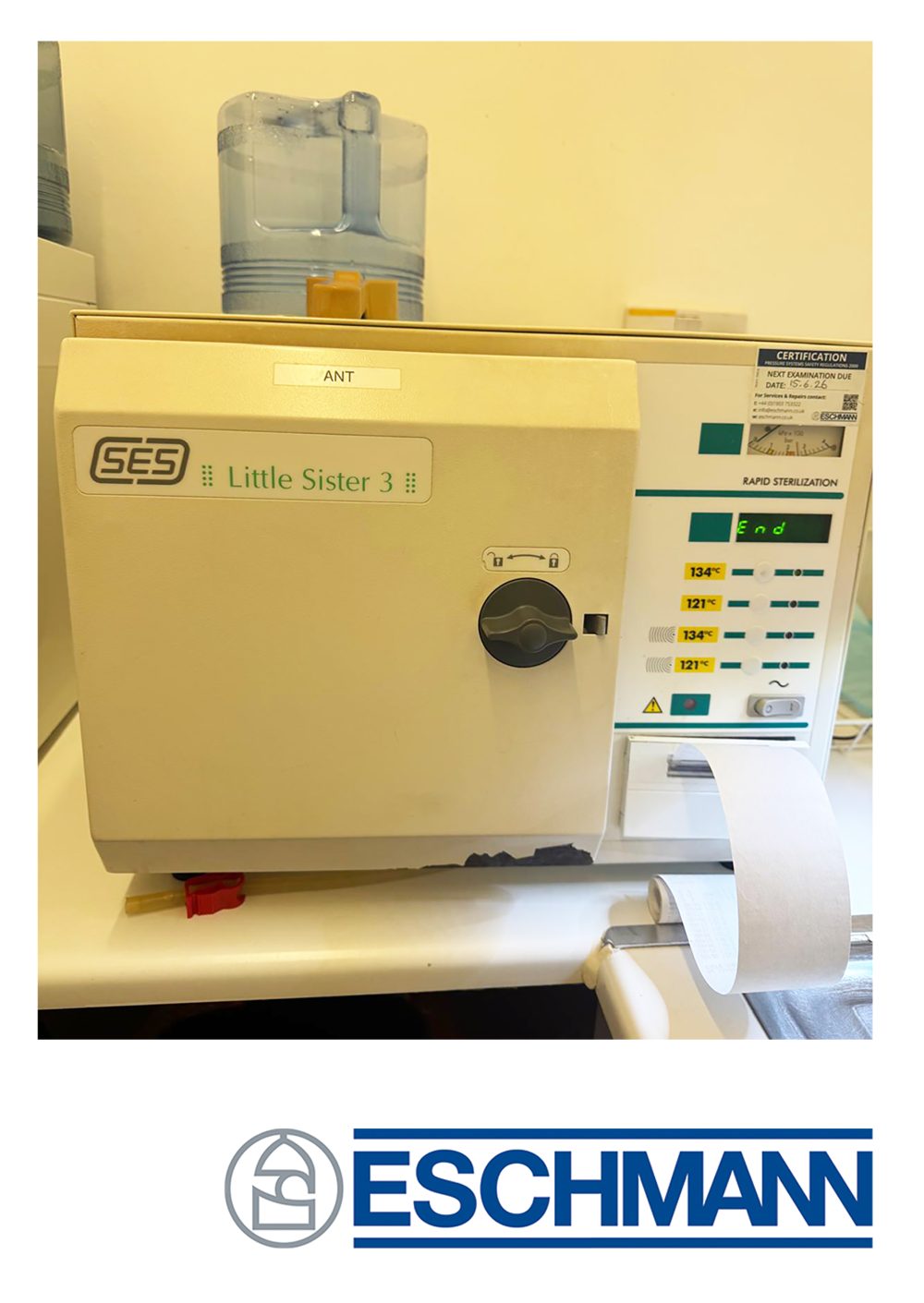 Eschmann, recognised for excellence in decontamination