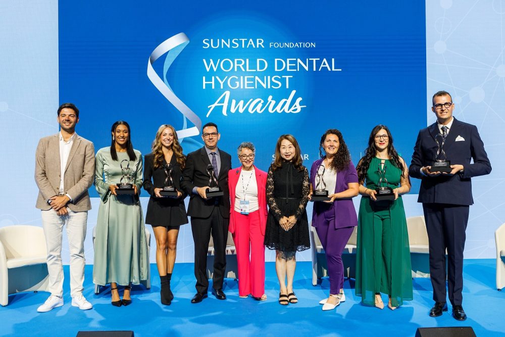 Sunstar and the International Federation of Dental Hygienists celebrate the winners of the 7th World Dental Hygienist Awards at ISDH Milan
